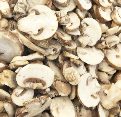 Печериці швидкозаморожені, нарізані слайсами, 1 кг